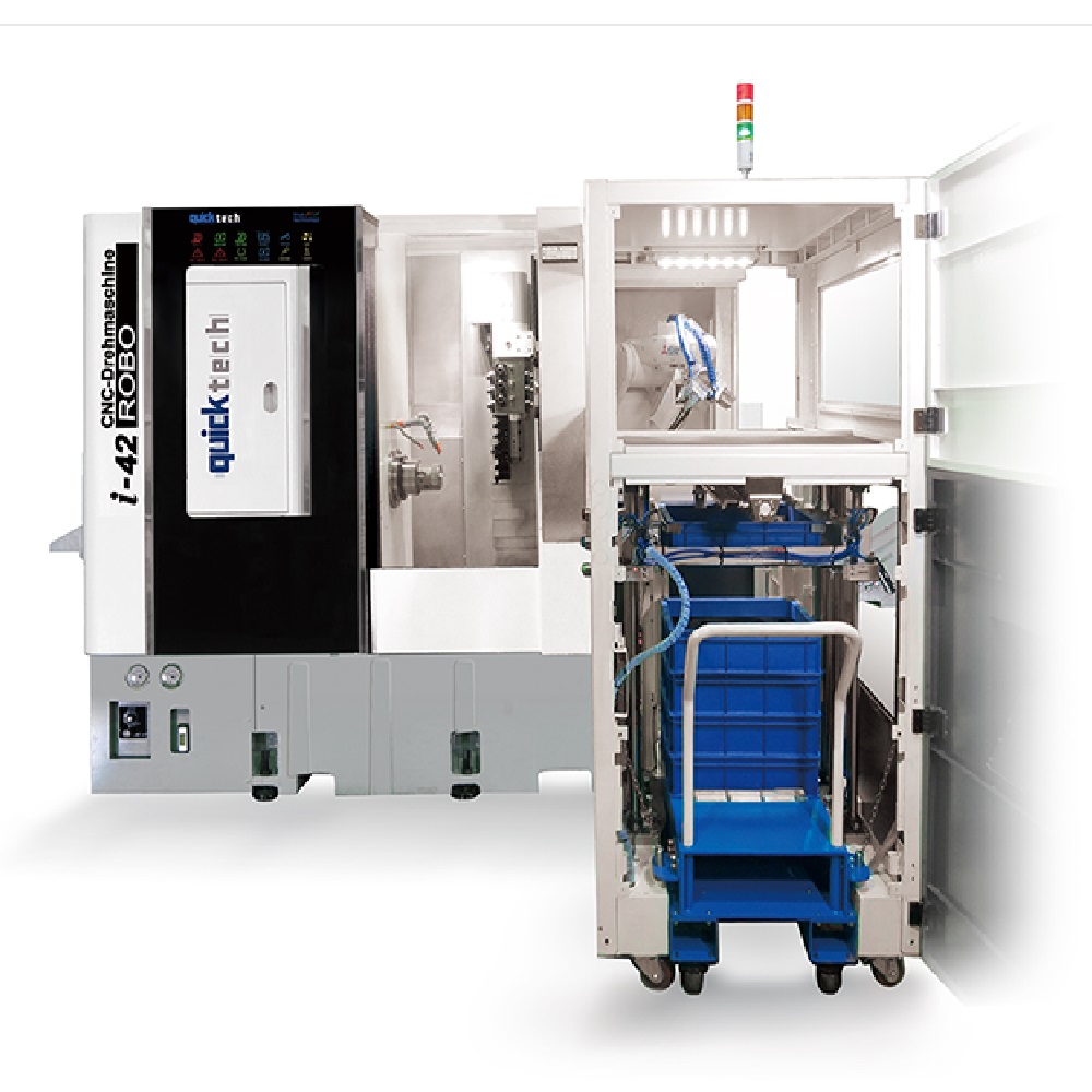 Загальний вигляд змінника палет для токарних верстатів QuickTech